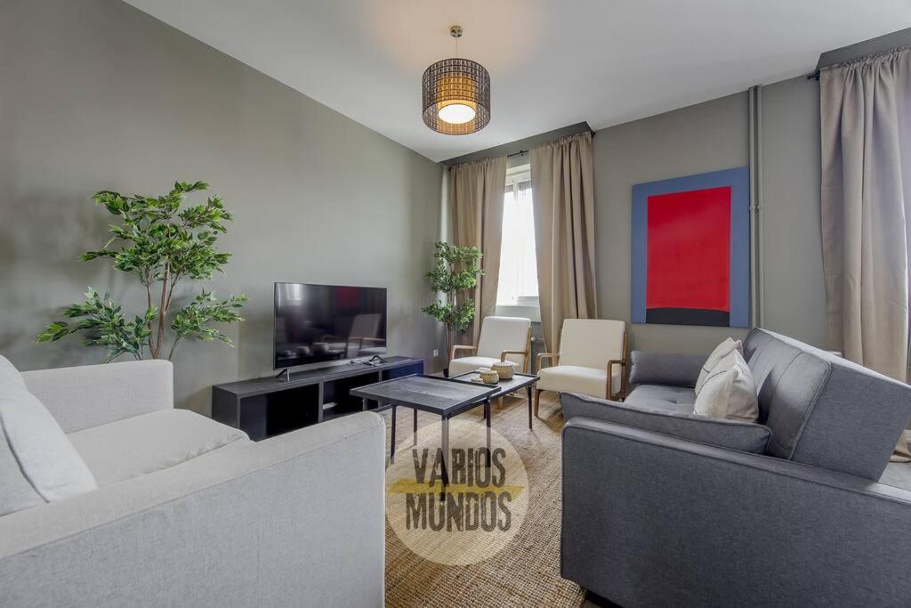Luxury&Cool 9Pax Con Vistas Al Centro De Madrid Appartamento Esterno foto